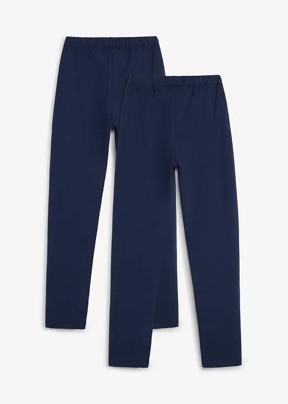 Thermo-Leggings (2er Pack) in blau von hinten - bonprix Thermo-Leggings (2er Pack) in blau von hinten - bonprix