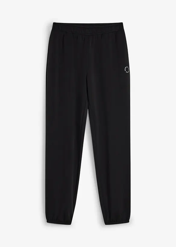 Ultrasofte Sport-Jogginghose mit Modal in schwarz von vorne - bonprix Ultrasofte Sport-Jogginghose mit Modal in schwarz von vorne - bonprix
