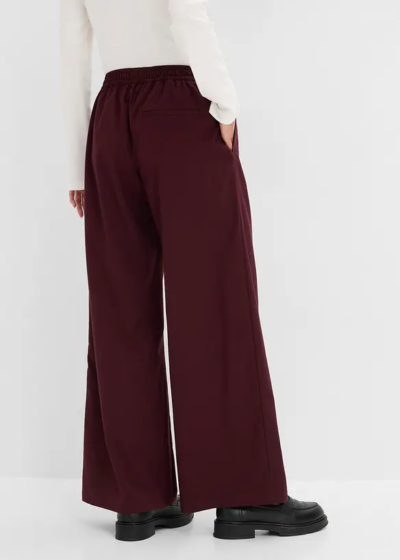 Palazzo-Hose aus Viskose-Mix in rot von hinten - bonprix Palazzo-Hose aus Viskose-Mix in rot von hinten - bonprix
