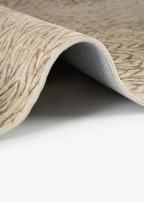 Teppich mit graphischer Musterung in beige (Detailaufnahme) - bonprix