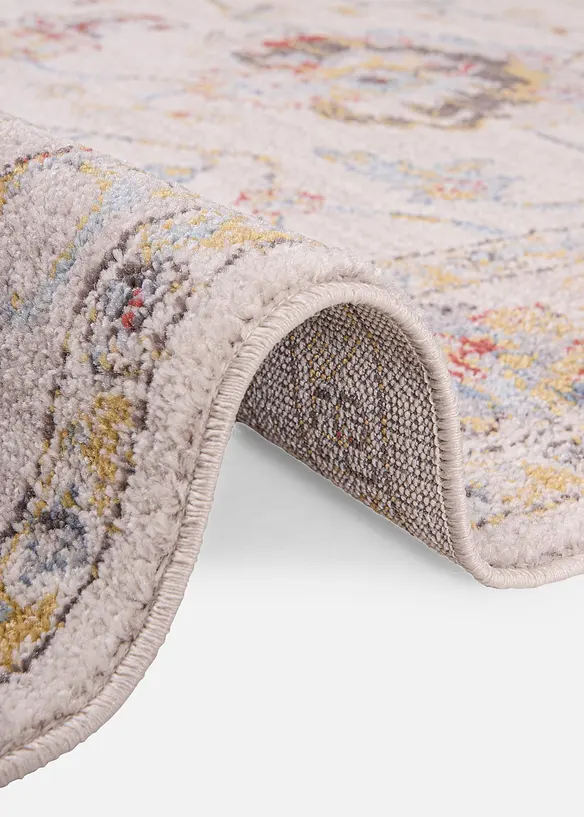 Teppich mit floraler Musterung in bunt (Detailaufnahme) - bonprix