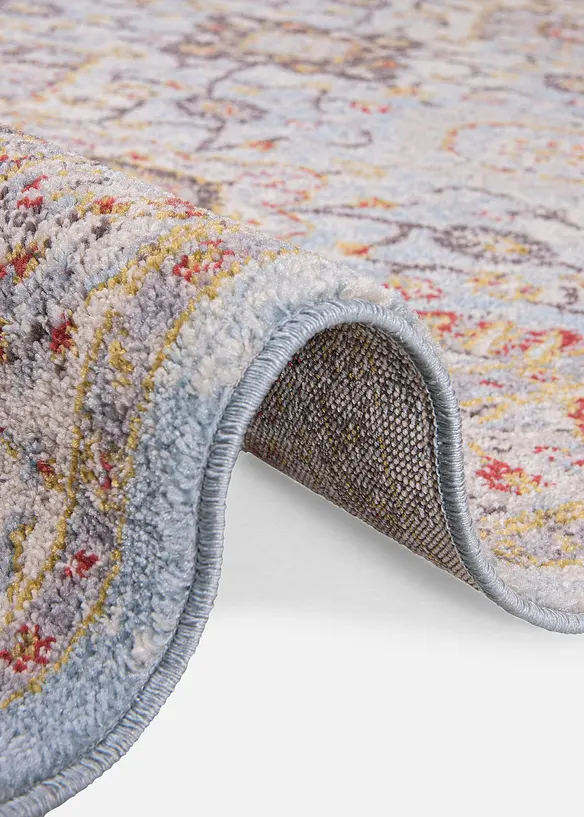 Teppich mit orientalischer Musterung in bunt (Detailaufnahme) - bonprix