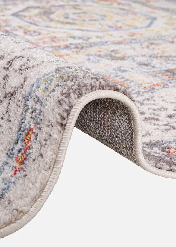 Teppich mit orientalischer Musterung in bunt (Detailaufnahme) - bonprix
