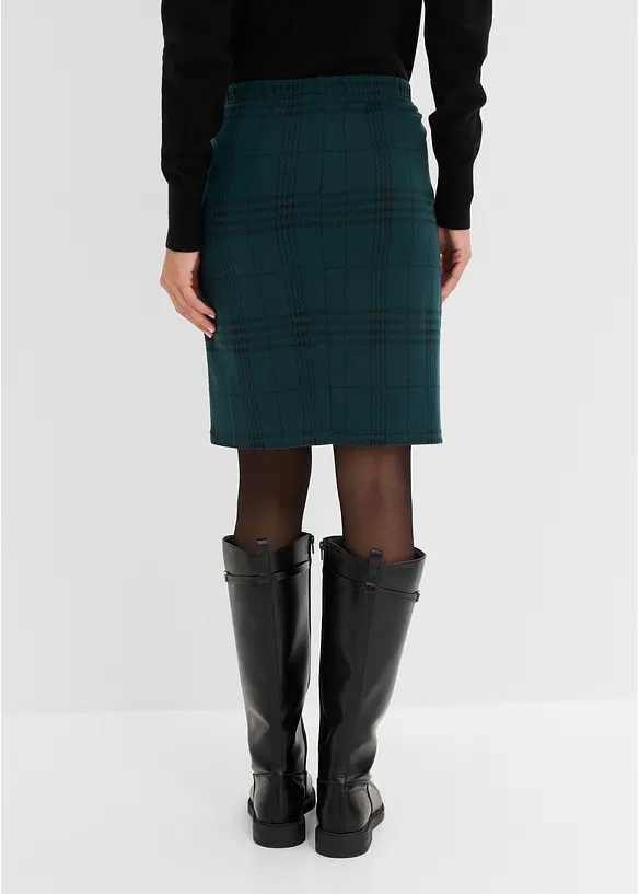 Tartan-Minirock in grün von hinten - bonprix Tartan-Minirock in grün von hinten - bonprix