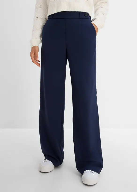 Hose aus Viskose-Mix in blau von vorne - bonprix Hose aus Viskose-Mix in blau von vorne - bonprix