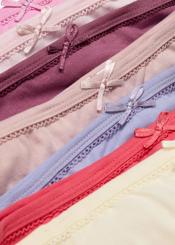 Slip mit weicher Bio-Baumwolle (7er Pack) in weiß - bonprix