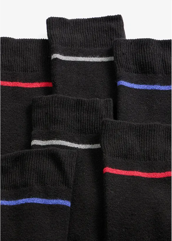 Thermo Socken mit Innenfrottee (6er Pack) in schwarz - bonprix