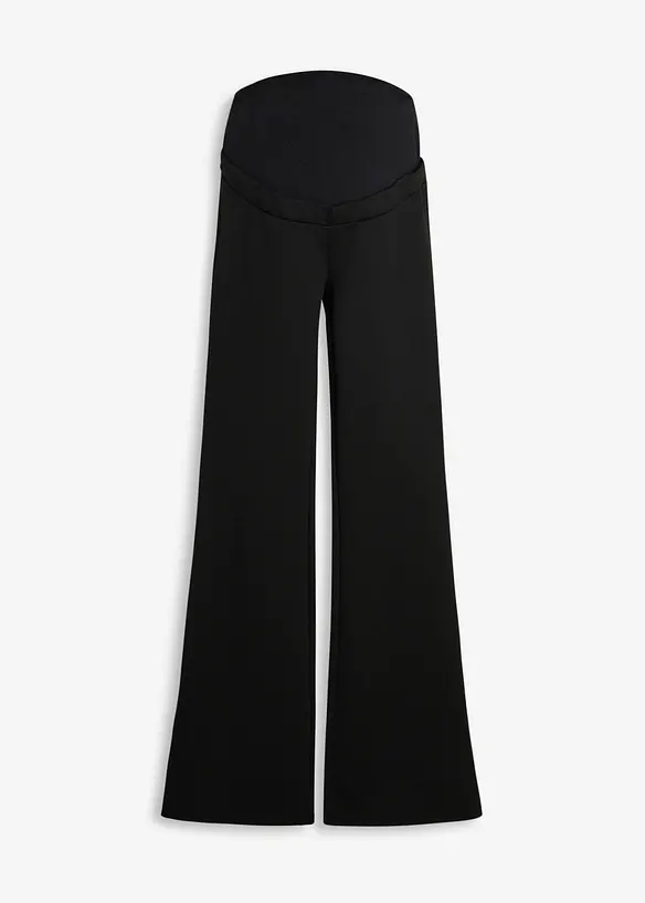 Umstands-Leggings aus bequemen Punto di Roma in schwarz von vorne - bonprix