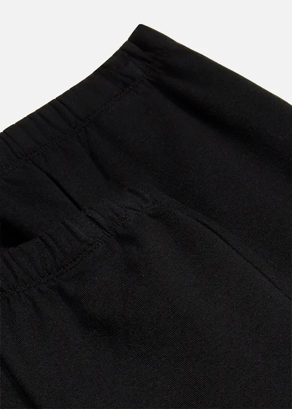 Thermo-Leggings Bootcut (2er Pack) in schwarz - bonprix