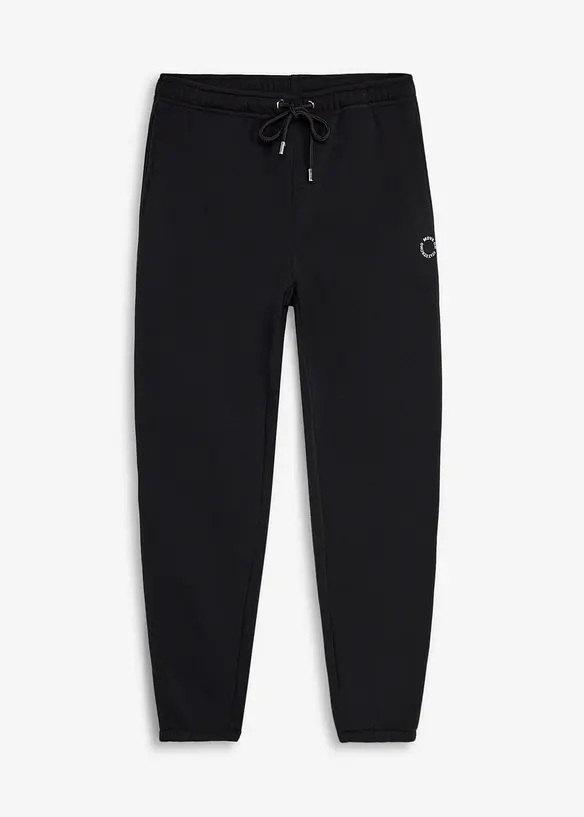 Thermo-Jogginghose, schnelltrocknend in schwarz von vorne - bonprix