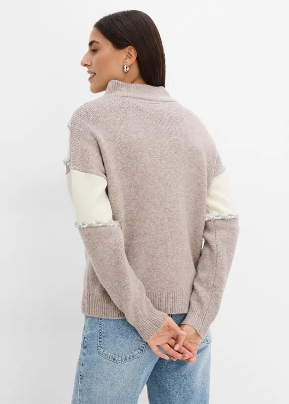 Troyer in braun von hinten (im Anschnitt) - bonprix