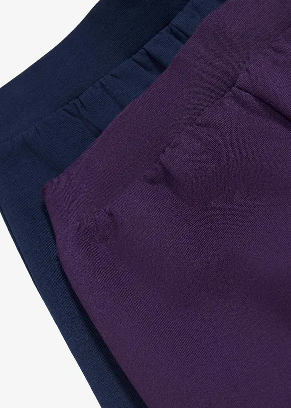 Lurchi Thermo-Leggings Bootcut (2er Pack) in lila - Lurchi