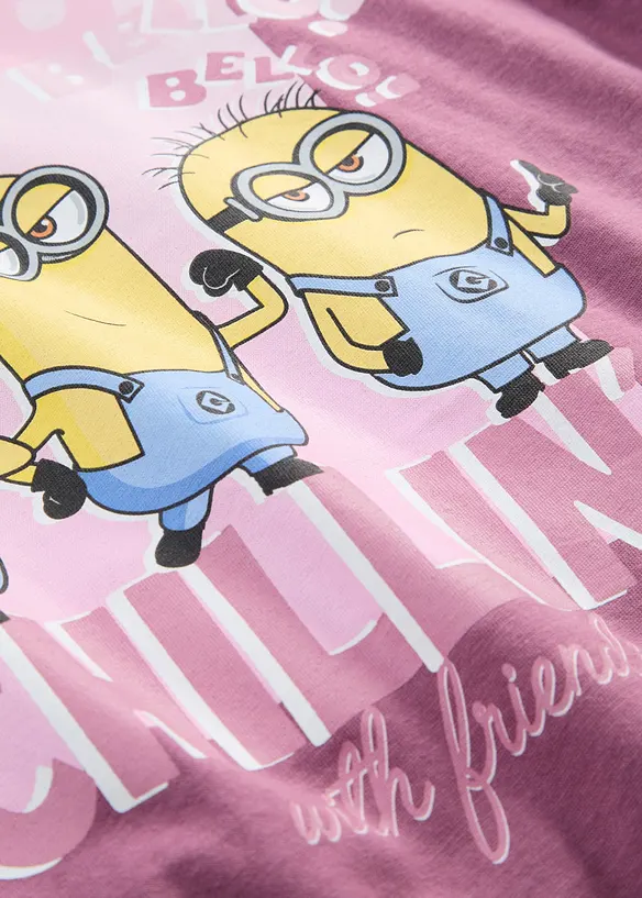 Minion T-Shirt aus reiner Baumwolle in lila - Minions_KIKA
