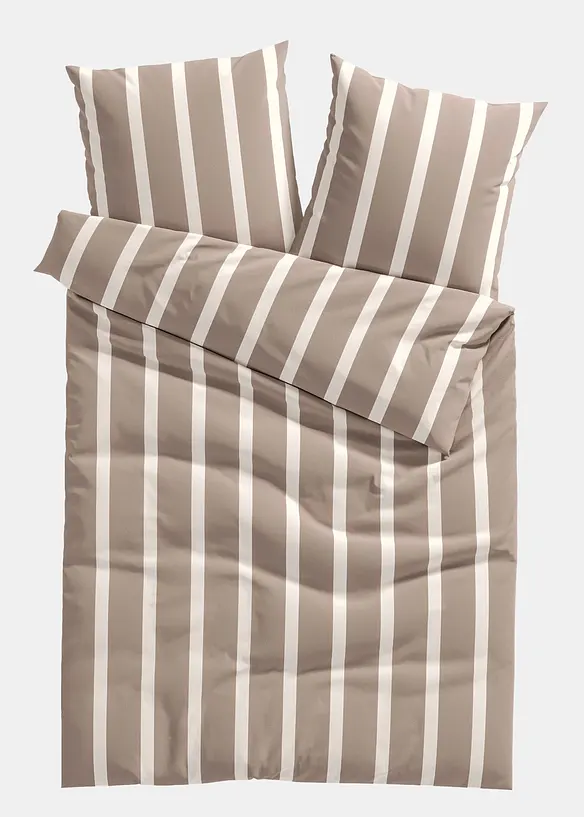 Linon-Bettwäsche in braun von vorne - bonprix