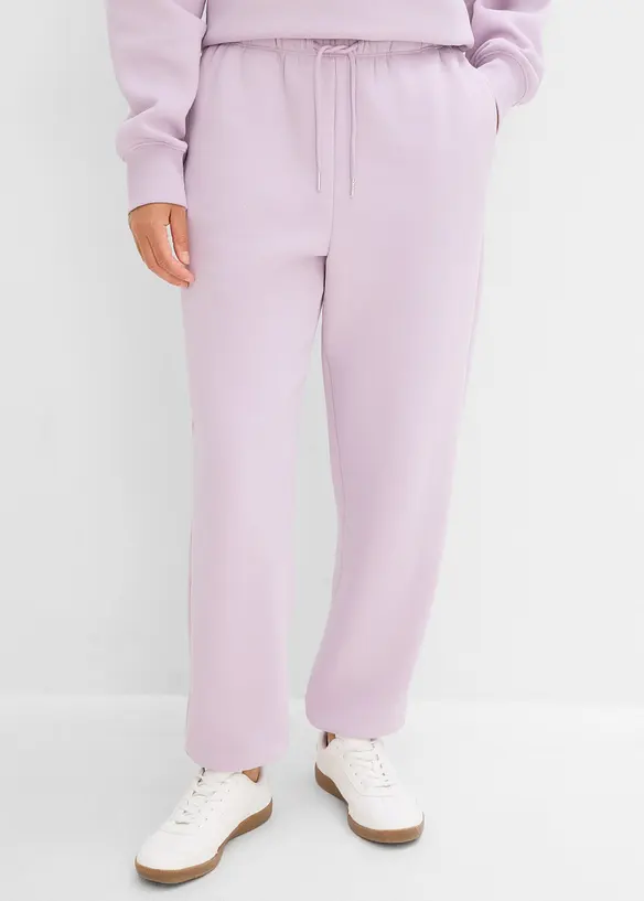 Jogginghose in lila von vorne - bonprix