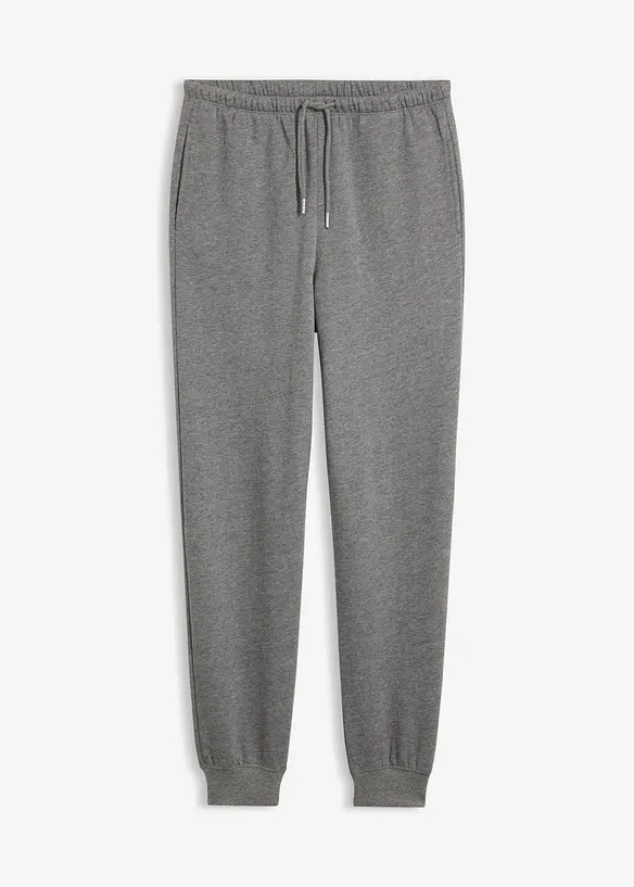 Jogginghose in grau von vorne - bonprix