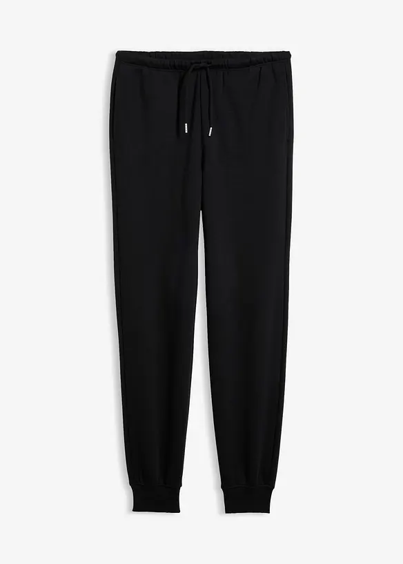 Jogginghose in schwarz von vorne - bonprix