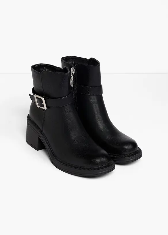 Esprit Stiefeletten mit Blockabsatz in schwarz - Esprit