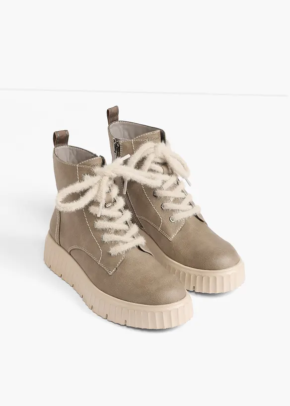 Tamaris Schnürboots in braun - Tamaris