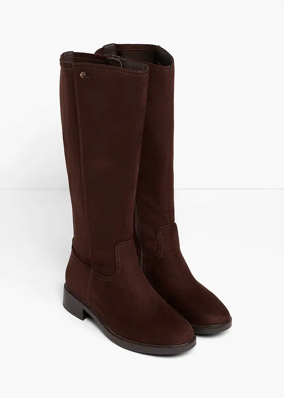 Jana Komfort-Stiefel in bequemer Weite in braun - Jana