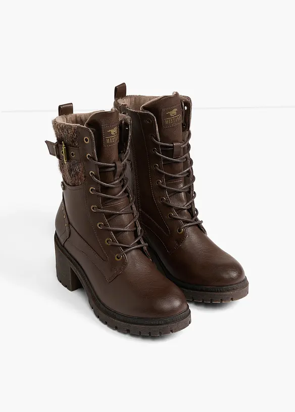 Mustang Schnürboots in braun - Mustang