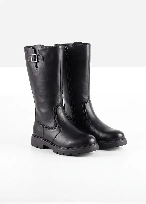 Tom Tailor Stiefel in schwarz - Tom Tailor