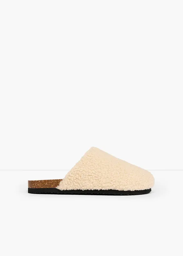 Hausschuhe in beige - bonprix