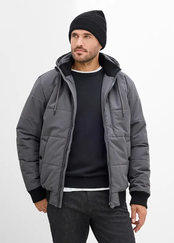 Strickmütze (2er Pack) in blau von vorne (im Anschnitt) - bonprix