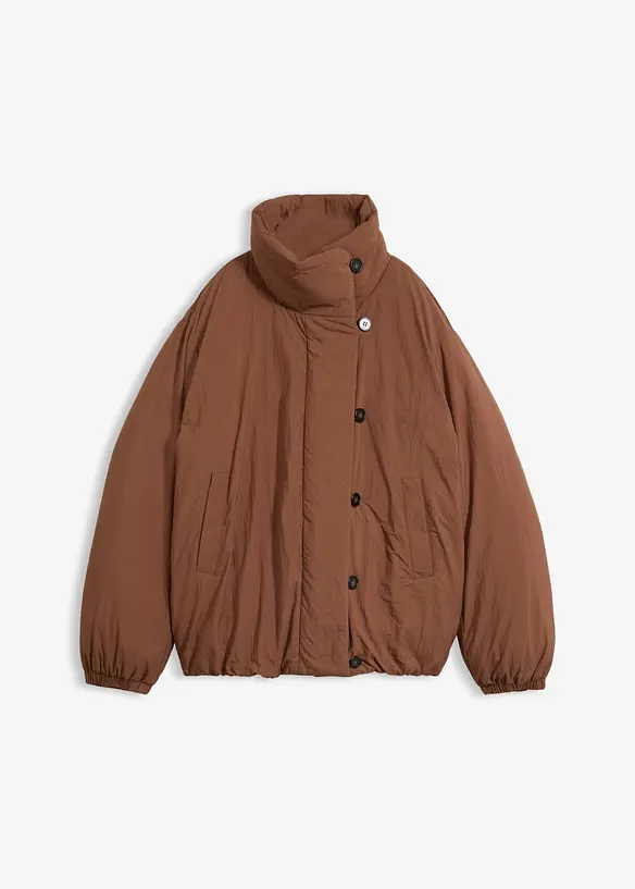 Winterjacke in braun von vorne - bonprix