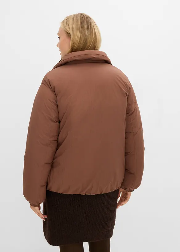 Winterjacke in braun von hinten (im Anschnitt) - bonprix