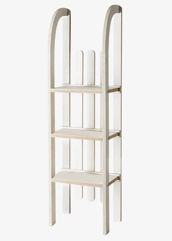 Regal in Schlittenform in beige von vorne - bonprix