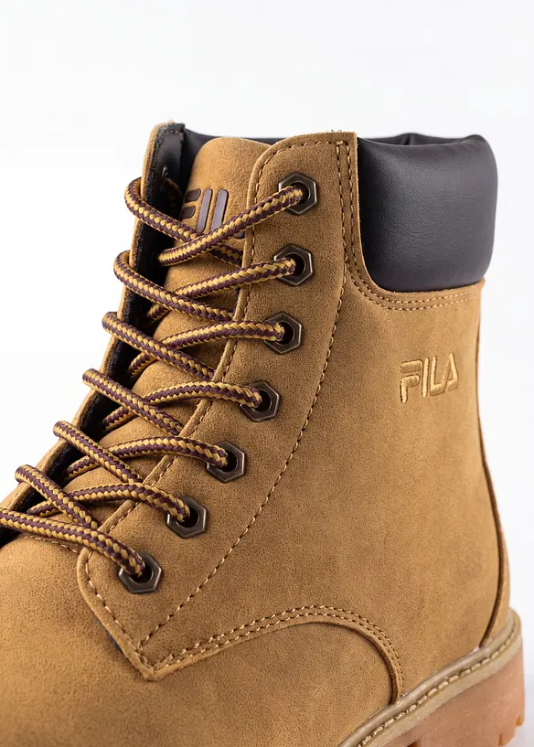 Fila Schnürboots mit Profilsohle in braun - FILA