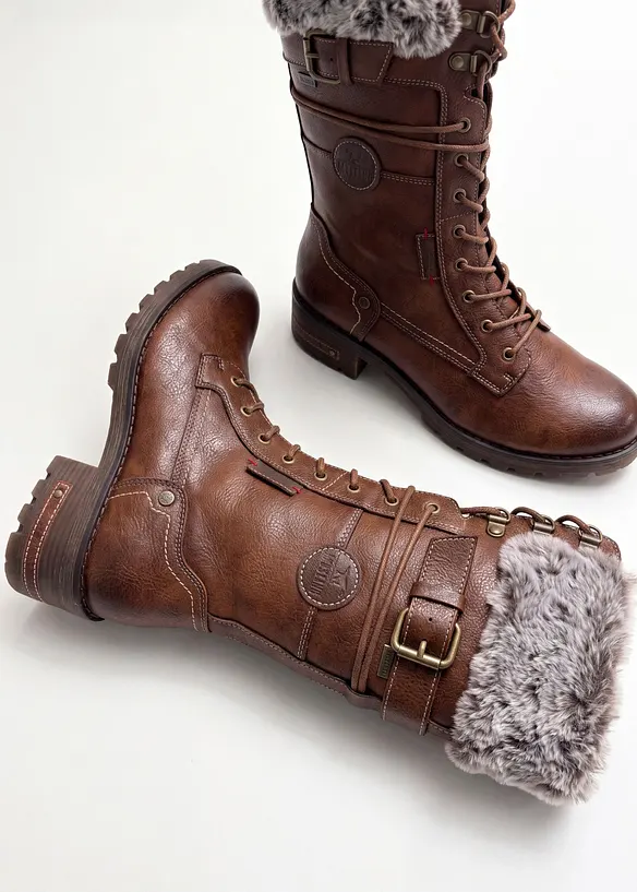 Mustang Schnürboots in braun - Mustang