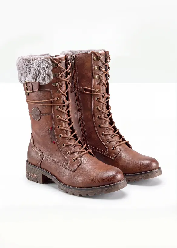 Mustang Schnürboots in braun - Mustang