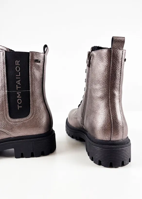 Tom Tailor Stiefel in silber - Tom Tailor