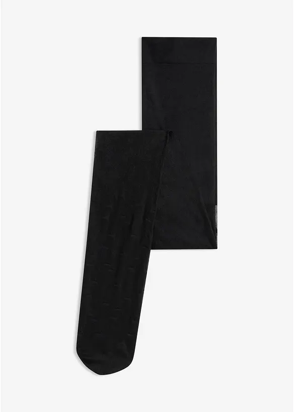 Feinstrumpfhose mit Sternen 30 DEN in schwarz von vorne - bonprix