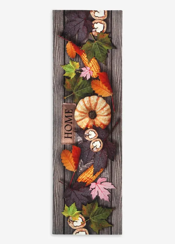 Fußmatte mit herbstlichem Motiv in braun - bonprix