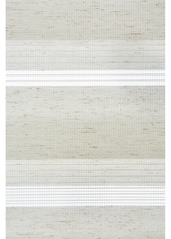 Schnurloses Doppelrollo in Leinen-Optik in beige (Detailaufnahme) - bonprix