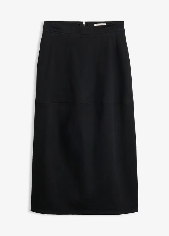 Twill-Rock mit Taschen in schwarz von vorne - bonprix