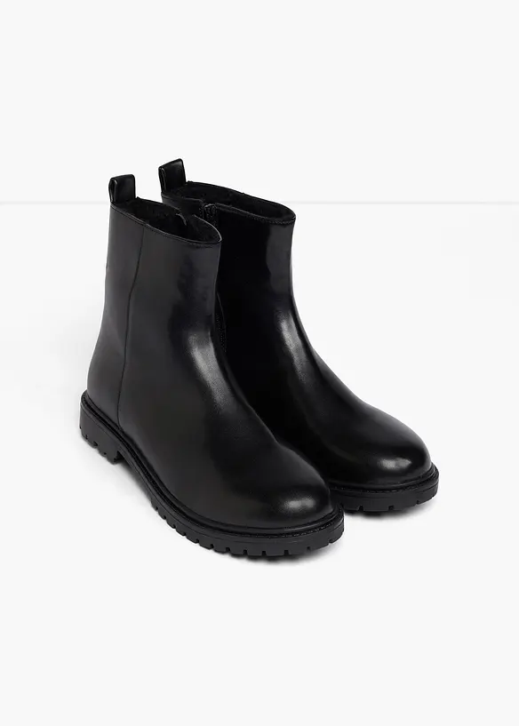 Gefütterte Boots in schwarz - bonprix