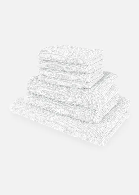 Baumwollhandtuch in beige - bonprix