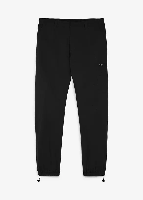 wasserdichte Funktionshose, Regular Fit in schwarz von vorne - bonprix