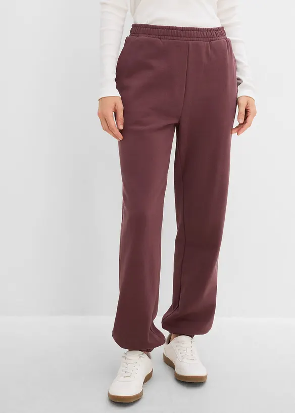Sweathose aus reiner Baumwolle in lila von vorne - bonprix Sweathose aus reiner Baumwolle in lila von vorne - bonprix