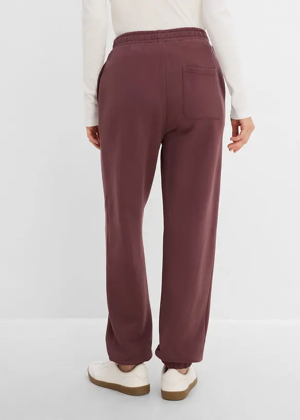 Sweathose aus reiner Baumwolle in lila von hinten - bonprix Sweathose aus reiner Baumwolle in lila von hinten - bonprix