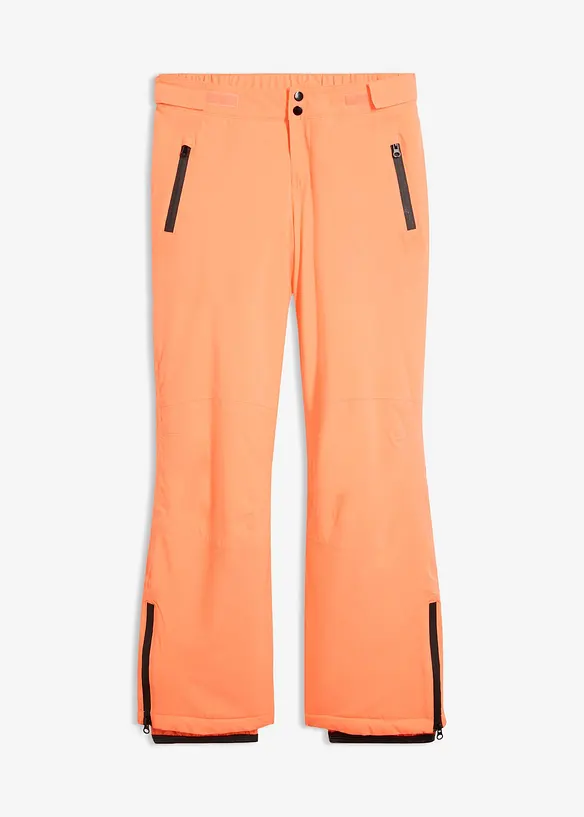 Wasserabweisende  Skihose in pink von vorne - bonprix
