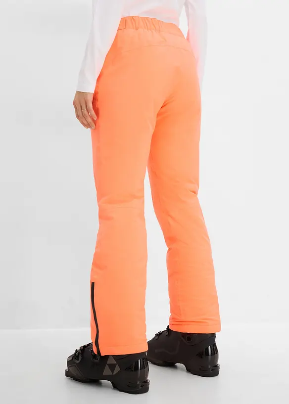 Wasserabweisende  Skihose in pink von hinten - bonprix