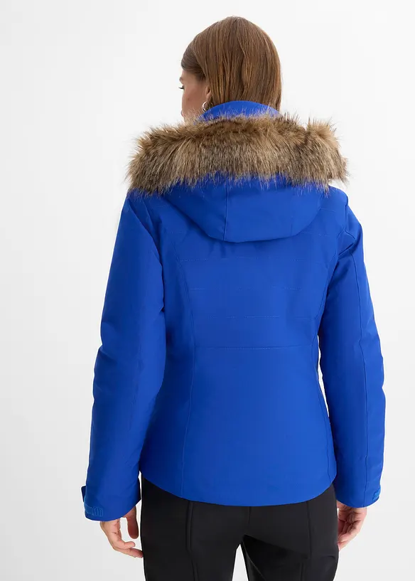 Wasserabweisende Skijacke in blau von hinten (im Anschnitt) - bonprix