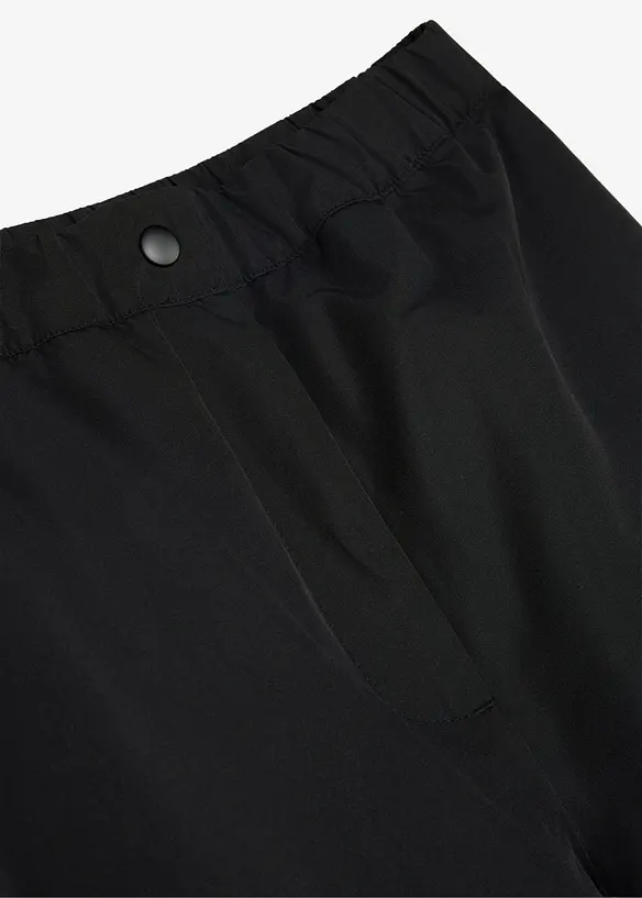 wasserdichte Cargo-Funktionshose, warm gefüttert in schwarz - bonprix