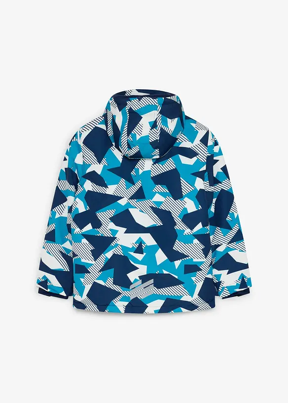 Wasserdichte Skijacke, warm gefüttert in blau von hinten - bonprix