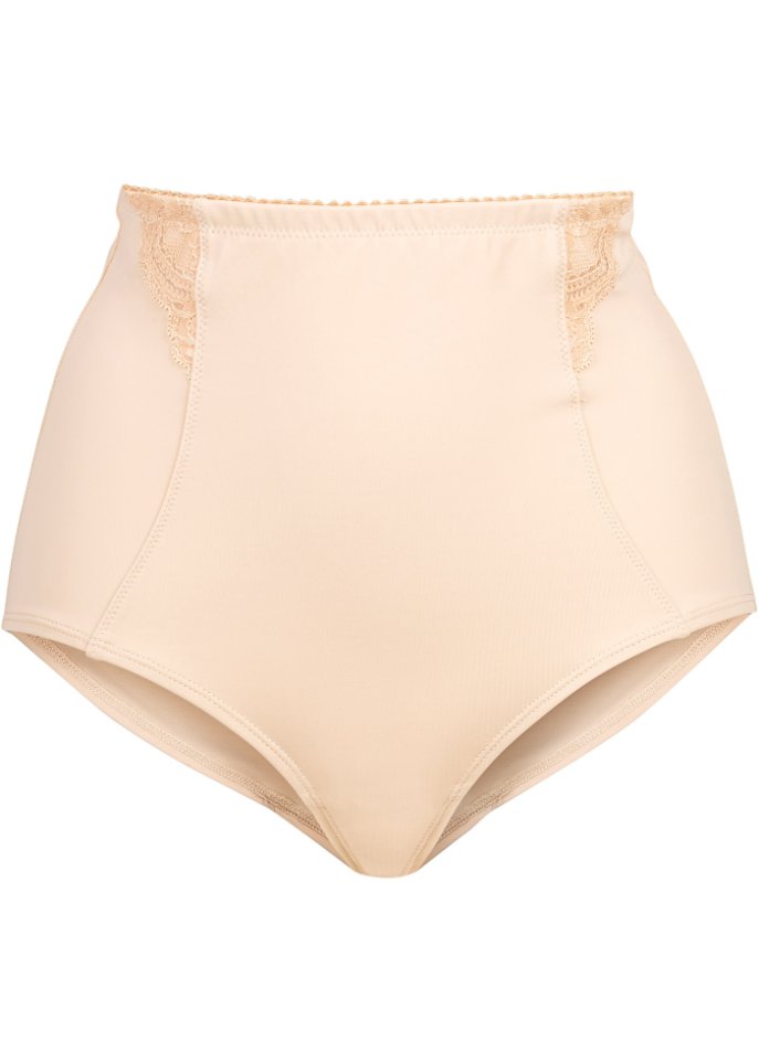 Shape Panty mit starker Formkraft in beige von vorne - bpc bonprix collection - Nice Size